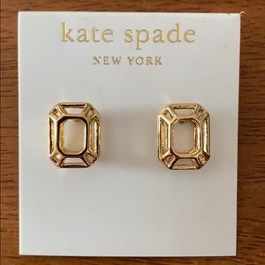 NWT kate spade gold earrings